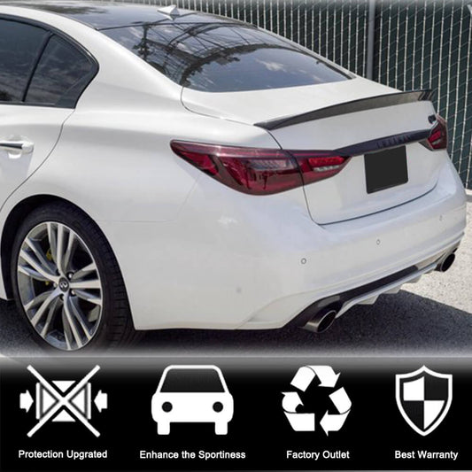 V7 Spoiler (for Q50, Carbon) for Infiniti Q50/Q60 2013-2024 - image 2