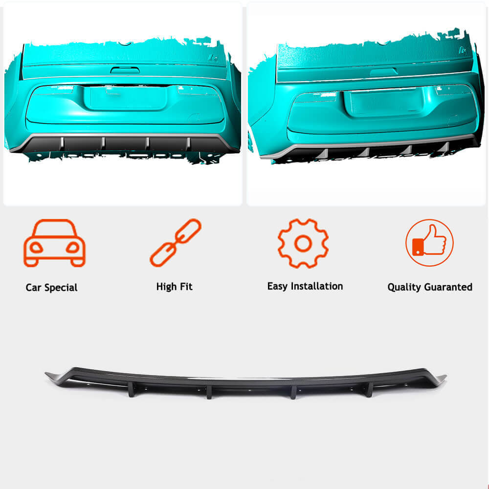 Rear Bumper Diffuser (Carbon) for BMW I3 2013-2022 - image 2