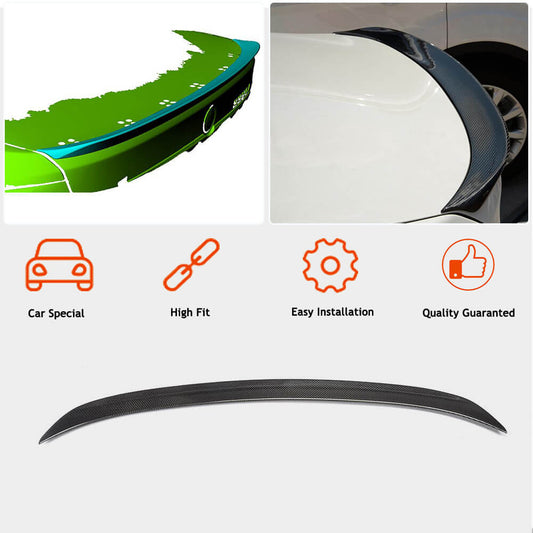 Rear Trunk Spoiler Carbon Fiber V3 (SD) for BMW 3 series F-30/31/34 2012-2019 - image 2