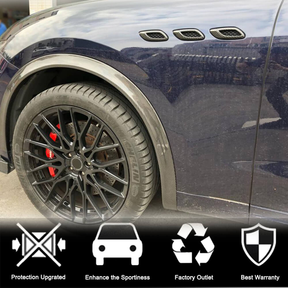 Front fender trims (Carbon) for Maserati Levante 2016- - image 2