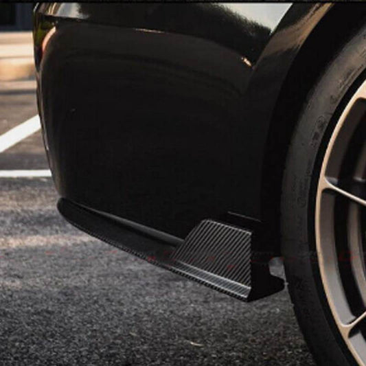Rear Bumper Splitters Carbon Fiber (for M-Sport) for BMW 3 series F-30/31/34 2012-2019 - image 2