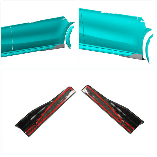 Door sill plates (for GLA45 AMG 2013-2016, Carbon) for Mercedes GLA X156 2014-2019 - image 2