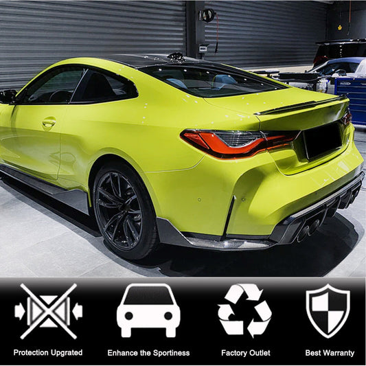 Rear Bumper Diffuser Trims Dry Carbon Fiber V3 (for G82/G83) for BMW 4 series G22/23/26 2020- - image 2
