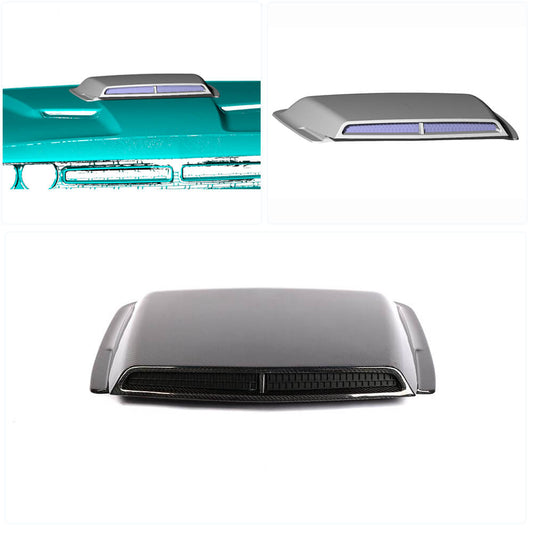 Cover on the hood (2015-2019, Carbon) for Dodge Challenger 2008-2023 - image 2