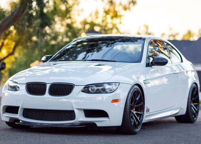 Front Bumper Lip Carbon Fiber V6 (for M3) for BMW 3 series E-90/91/92/93 2005-2011 - image 2