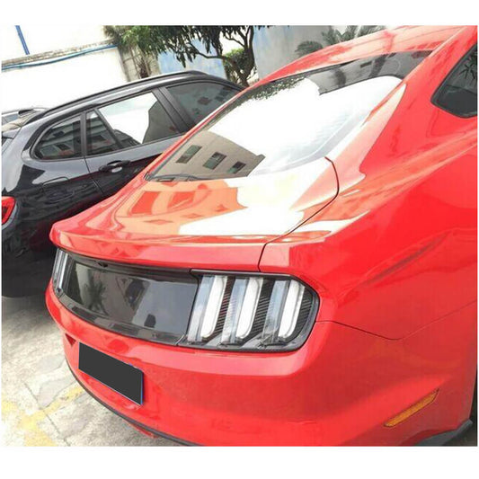 Covers for rear lights (2015-2017, Carbon) for Ford Mustang 2015-2023 - image 2