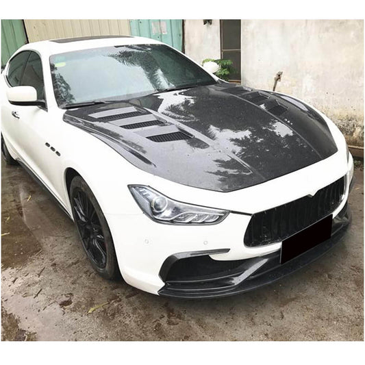 Hood (2014-2020, Carbon) for Maserati Ghibli 2013-2023 - image 2