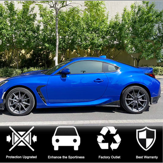 Covers on the rear bumper V2 (Carbon) for Subaru BRZ 2021- - image 2