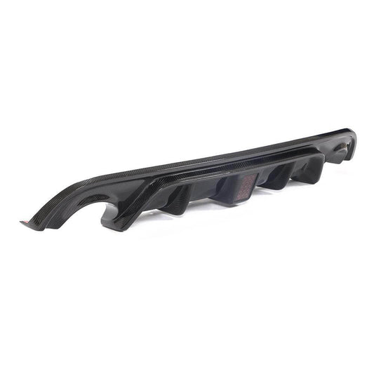 Rear Bumper Diffuser V4 (for Q50 Base/Sport 2014-2017, Carbon) for Infiniti Q50/Q60 2013-2024 - image 2