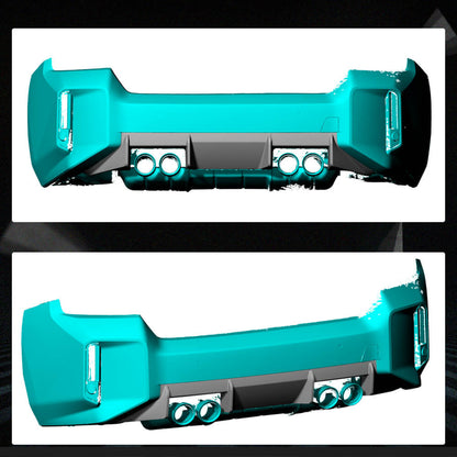 Rear Bumper Diffuser V4 (for G87, Carbon) for BMW 2 Series G42 2021- - image 2