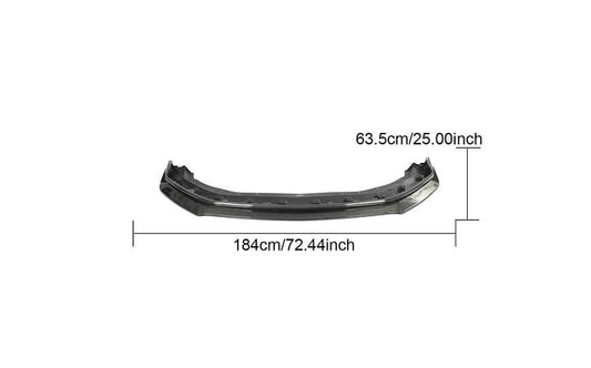 Cover on the front bumper Lip (Carbon) for Ford Mustang 2024- gg. - image 2