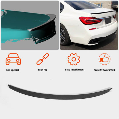 Trunk lid spoiler Carbon V1 for BMW 7 series G11/G12 - image 2