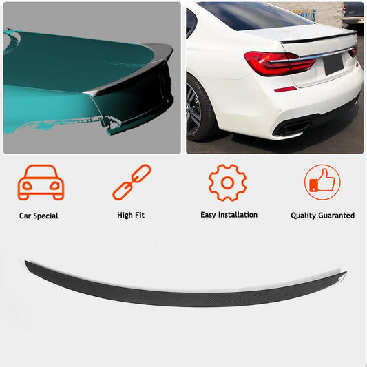Trunk lid spoiler Carbon V1 for BMW 7 series G11/G12 - image 2