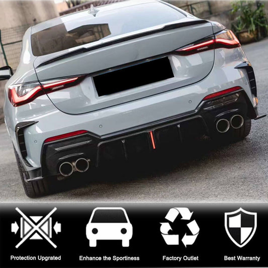 Rear Bumper Diffuser Carbon Fiber V3 (M-Sport) for BMW 4 series G22/23/26 2020- - image 2