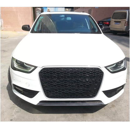 Front bumper lip (for Base 2011-2015, Carbon) for Audi A4 B8 2007-2015 - image 2