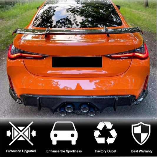 Rear Bumper Diffuser Dry Carbon Fiber V2 (for G82/G83) for BMW 4 series G22/23/26 2020- - image 2
