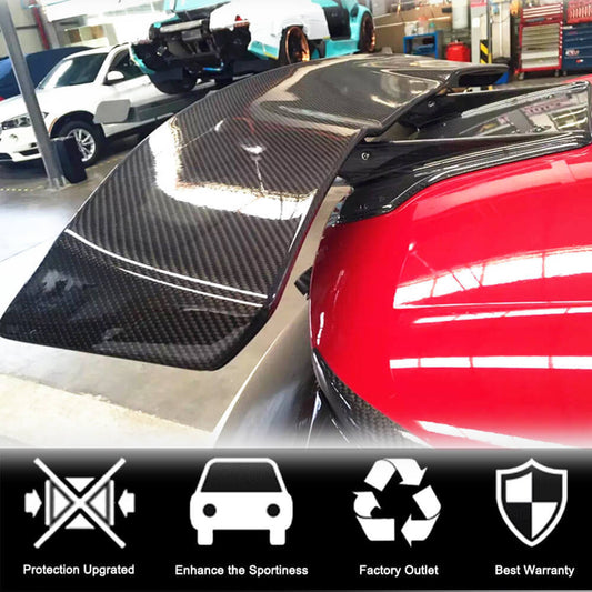 Spoiler V2 (for HB, Carbon) for Mercedes A-class W176 2012-2018 - image 2
