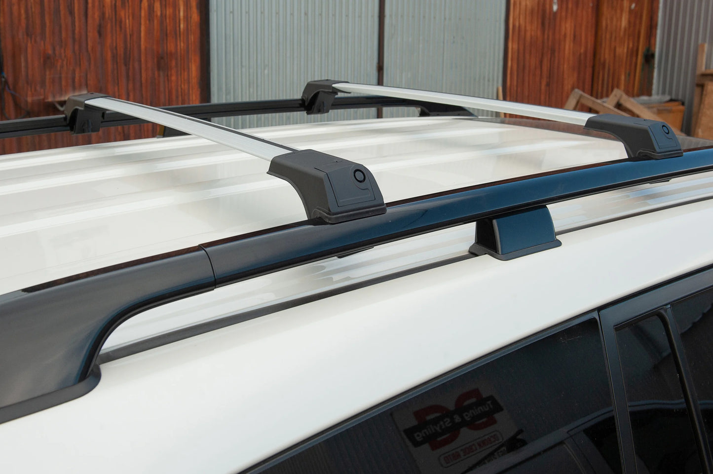 Roof bars for railings without lock (2 pcs) for Fiat Ducato 1995-2006 - image 2