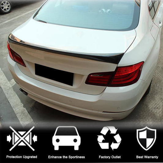 Rear Trunk Spoiler Carbon Fiber V4 (SD) for BMW 5 series F-10/11/07 2010-2016 - image 2