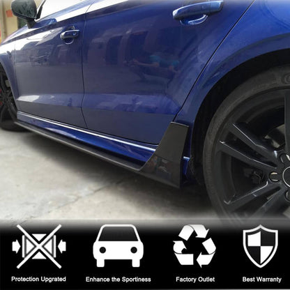 Side Skirts V4 (for S-Line SD, Carbon) for Audi A3 2012-2020 - image 2