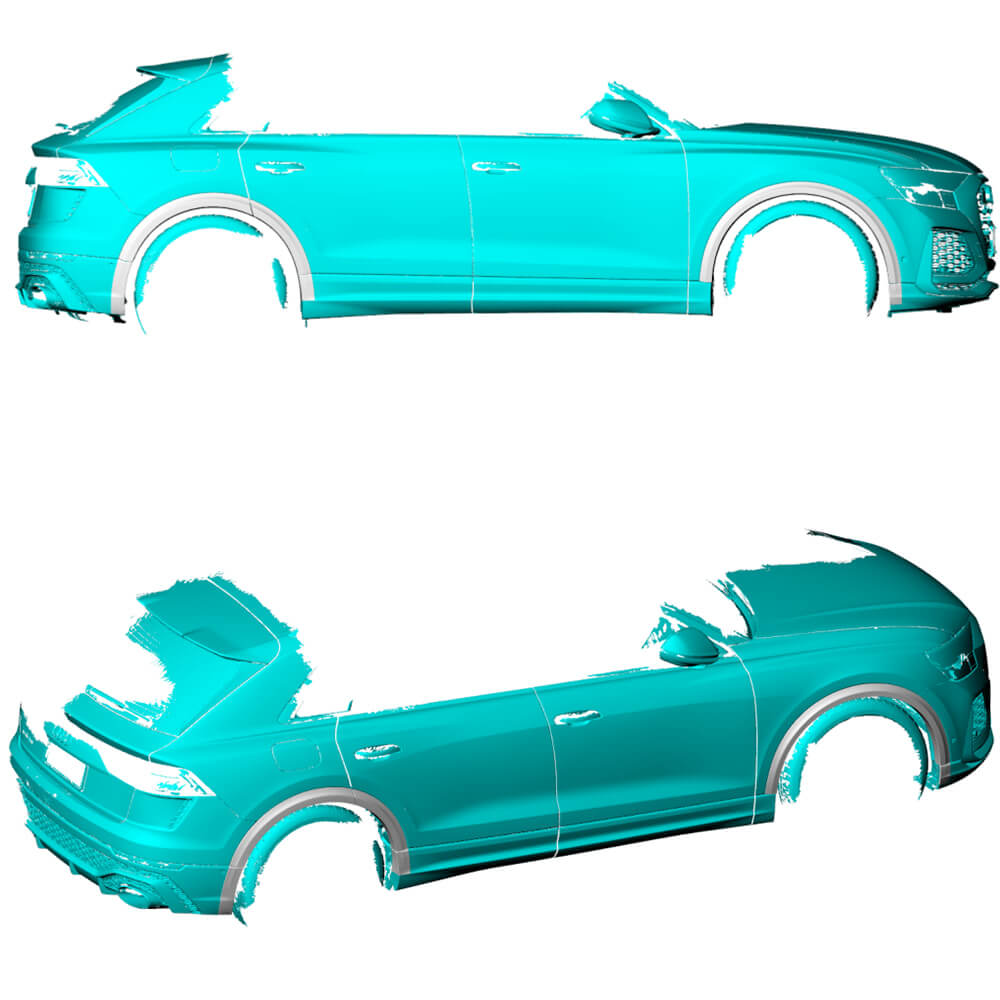 Fender Flares (2021-2024, Carbon) for Audi Q8 2018- - image 2