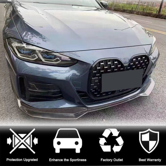 Front Bumper Lip Carbon Fiber V1 (M-Sport) for BMW 4 series G22/23/26 2020- - image 2