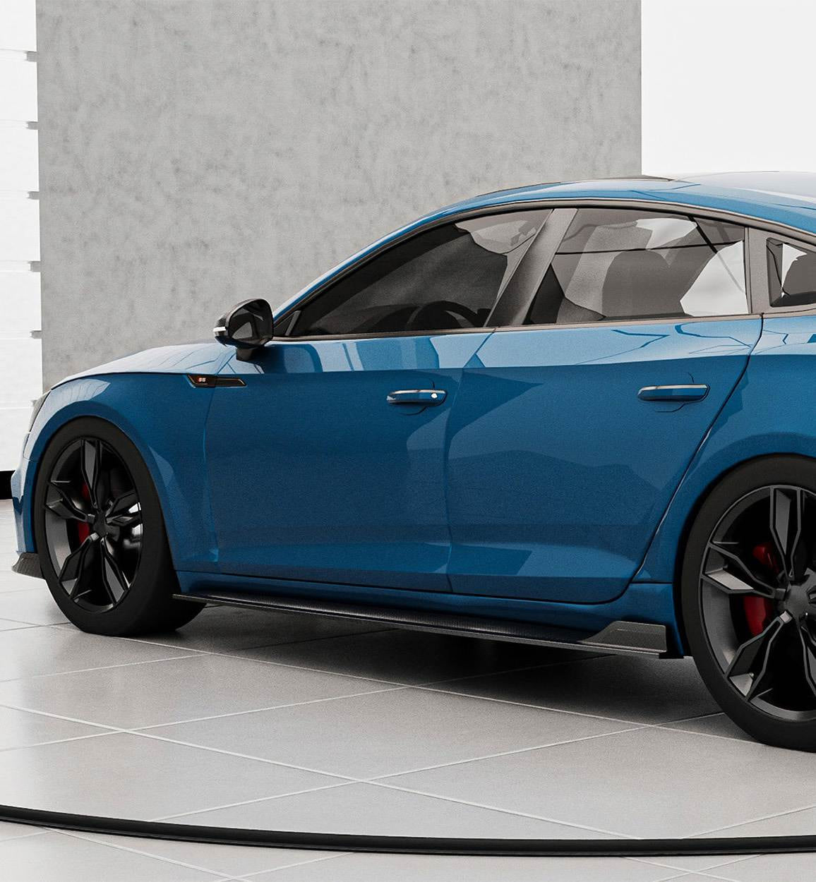 Side Skirts 2016-2020 V1 (for Sportback, Carbon) for Audi A5 2016-2025 - image 2