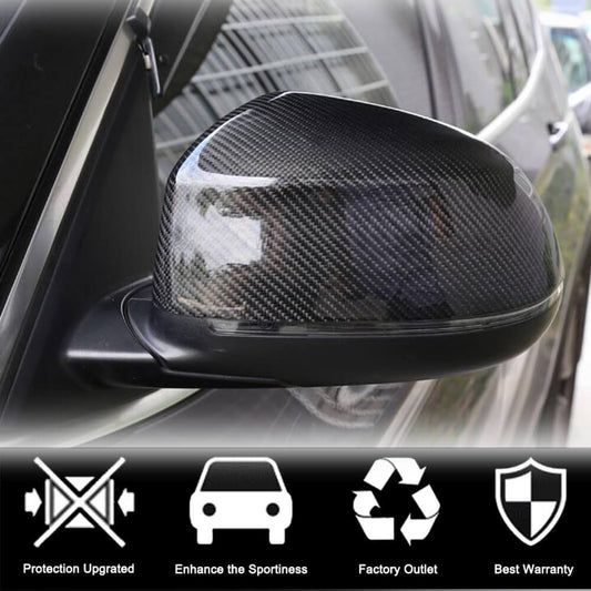 Mirror Covers (Carbon) for BMW X5 E-70 2007-2013 - image 2