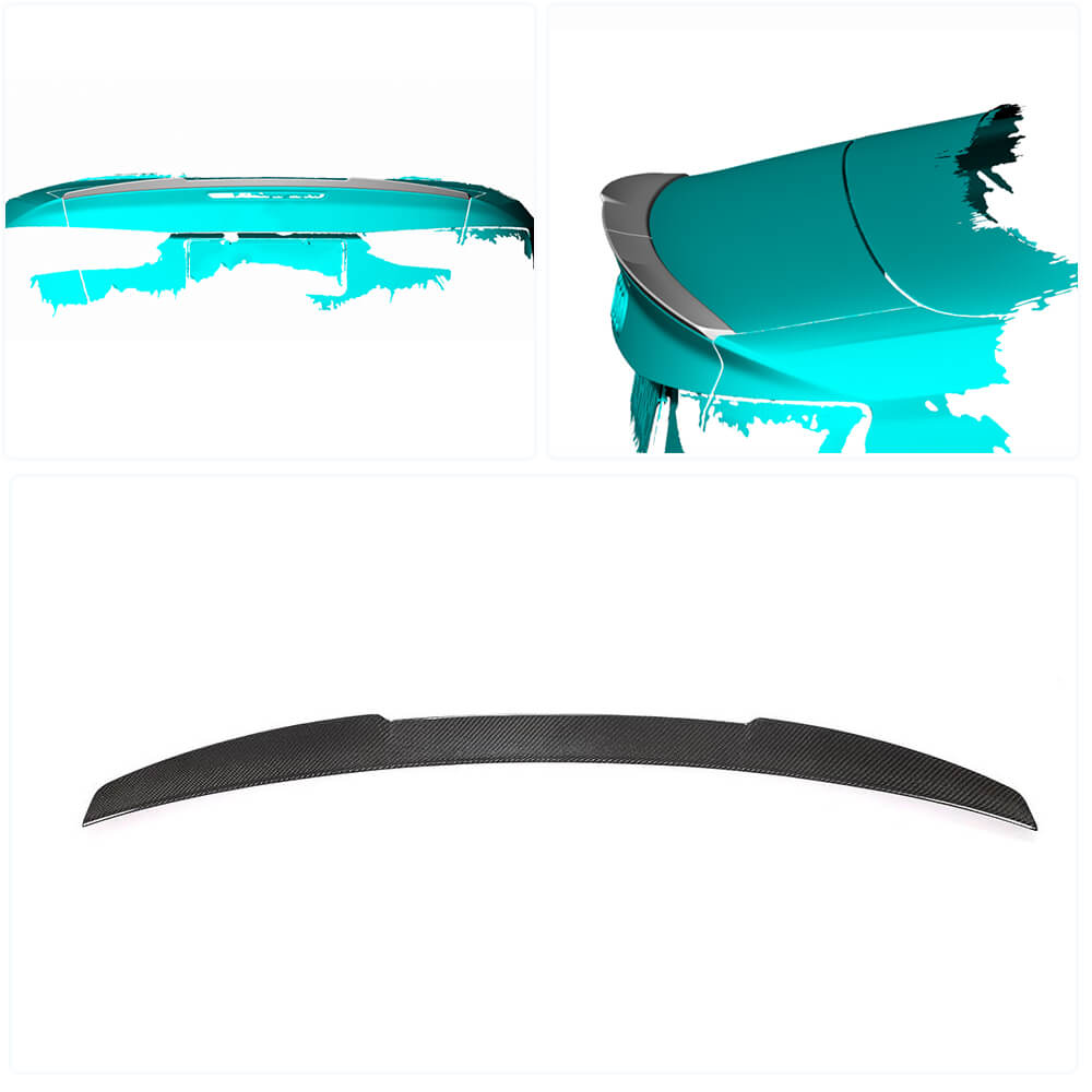 Spoiler (Convertible, Carbon) for Audi A3 2012-2020 - image 2