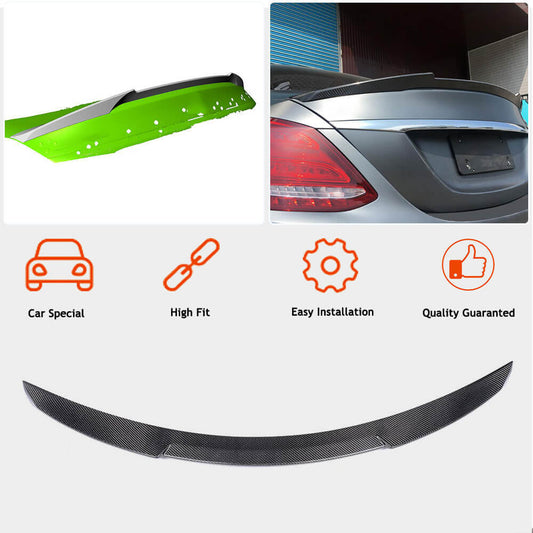 Spoiler V6 (for SD 2015-2021, Carbon) for Mercedes C-сlass W205 2014-2021 - image 2