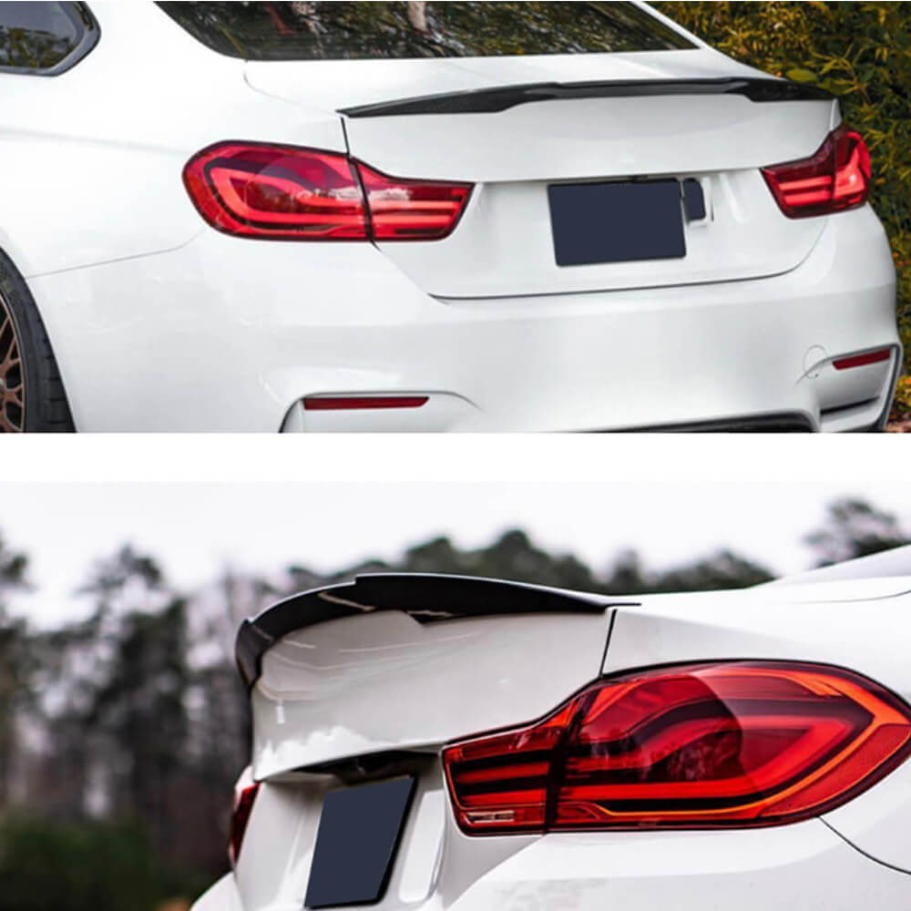 Rear Trunk Spoiler Dry Carbon Fiber V12 (for F82) for BMW 4 series F-32 2012-2020 - image 2