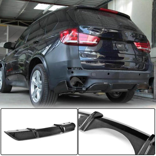Rear Bumper Diffuser V1 (for M-Sport, Carbon) for BMW X5 F15 2013-2018 - image 2