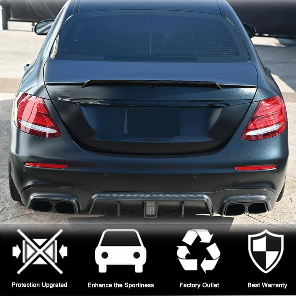 Spoiler V4 (Carbon) for Mercedes E-сlass W213 2016-2023 - image 2