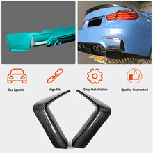Rear Bumper Extensions Flap V1 (for F82/F83, Carbon) for BMW 4 Series F32/F33/F36 2012-2020 - image 2