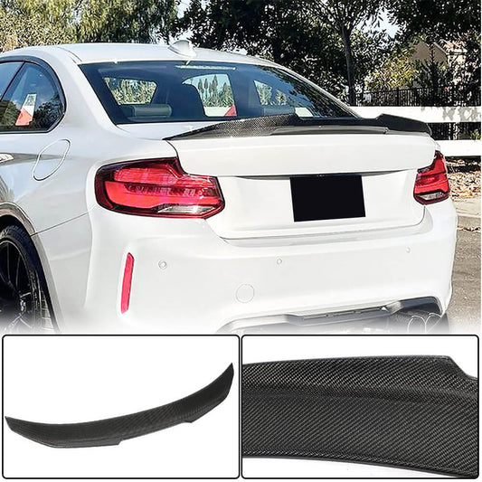 Rear Trunk Spoiler Carbon Fiber V4 (Coupe) for BMW 2 Series F22/23 2014-2021 - image 2