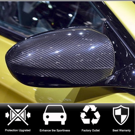 Mirror Covers Add-on Carbon Fiber (2010-2013) for BMW 5 series F-10/11/07 2010-2016 - image 2