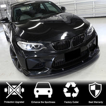 Front Bumper Lip V6 for F87 M2, Carbon for BMW 2 Series F22/F23 2014-2021 - image 2