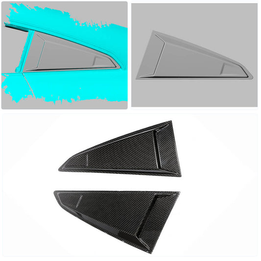 Rear air intake covers (2014-2019, Carbon) for Audi TT 2014-2023 - image 2