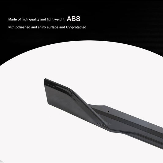 Side Skirt Extensions V3 (Gloss Black) for BMW X5 G05 2019- - image 2