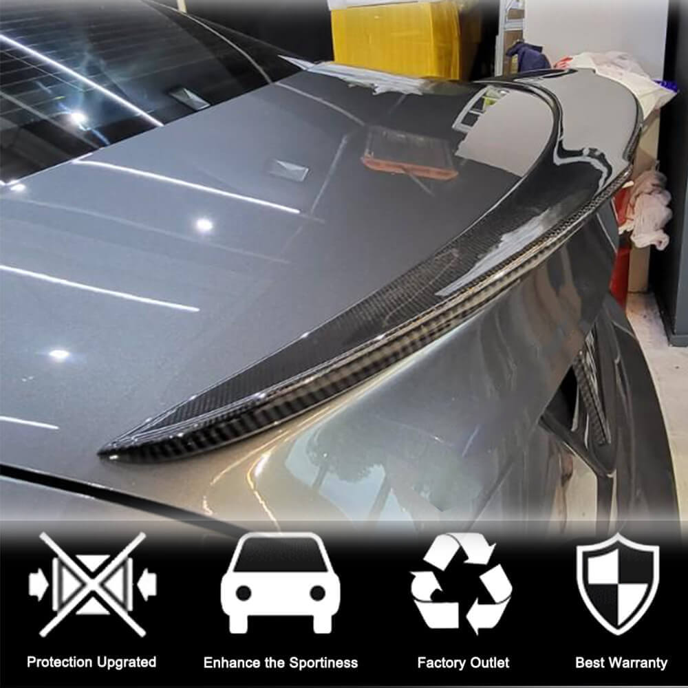 Spoiler V8 (SD, Carbon) for Mercedes CLA C117 2013-2019 - image 2