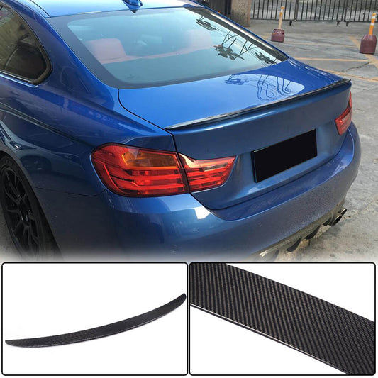 Rear Trunk Spoiler Carbon Fiber V8 (Coupe) for BMW 4 series F-32 2012-2020 - image 2