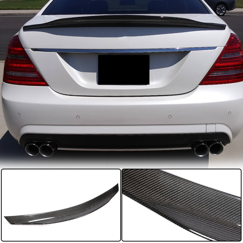 Spoiler V1 (Carbon) for Mercedes S-сlass W221 2005-2013 - image 2