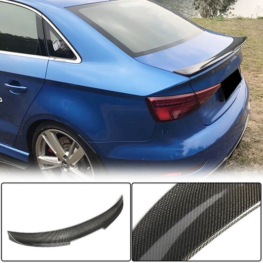 Spoiler V5 (for SD, Carbon) for Audi A3 2012-2020 - image 2