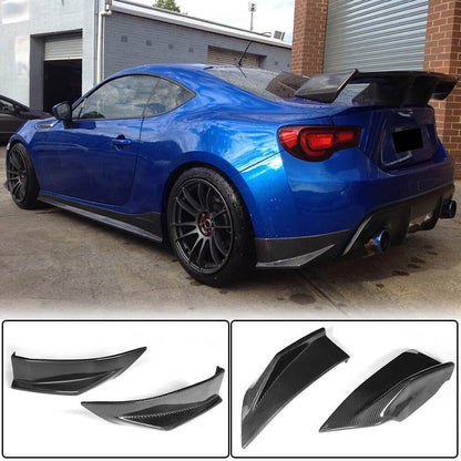 Rear Bumper Covers V2 (Carbon) for Subaru BRZ 2012-2021 - image 2