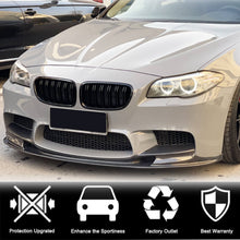 Front Bumper Lip V2 (for F10 M5, Carbon) for BMW 5 Series F-10/11/07 2010-2016 - image 2