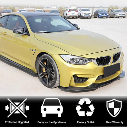 Front Bumper Lip Carbon Fiber V9 (for F82/F83) for BMW 4 series F-32 2012-2020 - image 2
