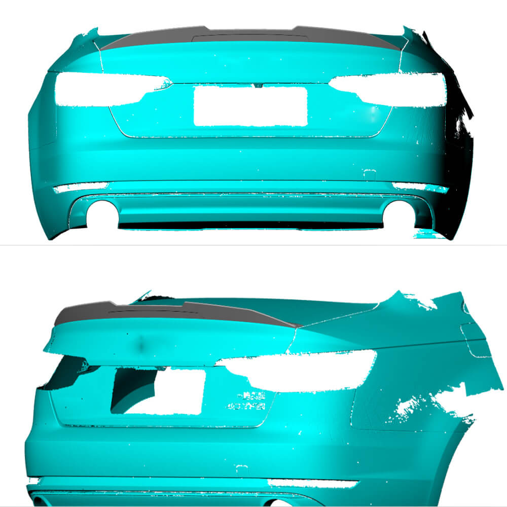 Spoiler V4 (for SD Carbon) for Audi A4 B9 2015-2024 - image 2