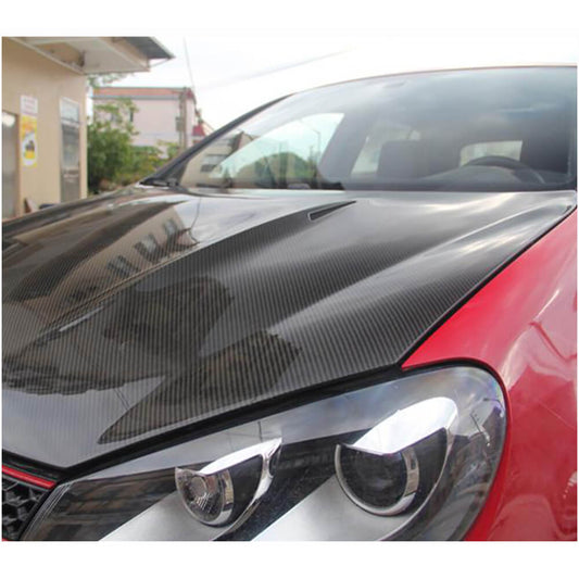Hood (for HB 2010-2013, Carbon) for Volkswagen Golf 6 - image 2