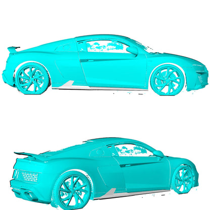 Side Skirts V2 (Carbon) for Audi R8 2015- - image 2