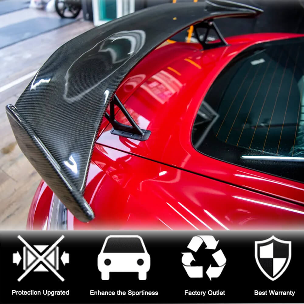 Spoiler (for GT4 Coupe, Carbon) for Porsche Boxster/Cayman 982 (718) 2016- - image 2